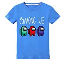Camiseta Divertida para niños Among Us Gaming Impostor Character Niño Niña Camiseta Gamer Top 5-13 años